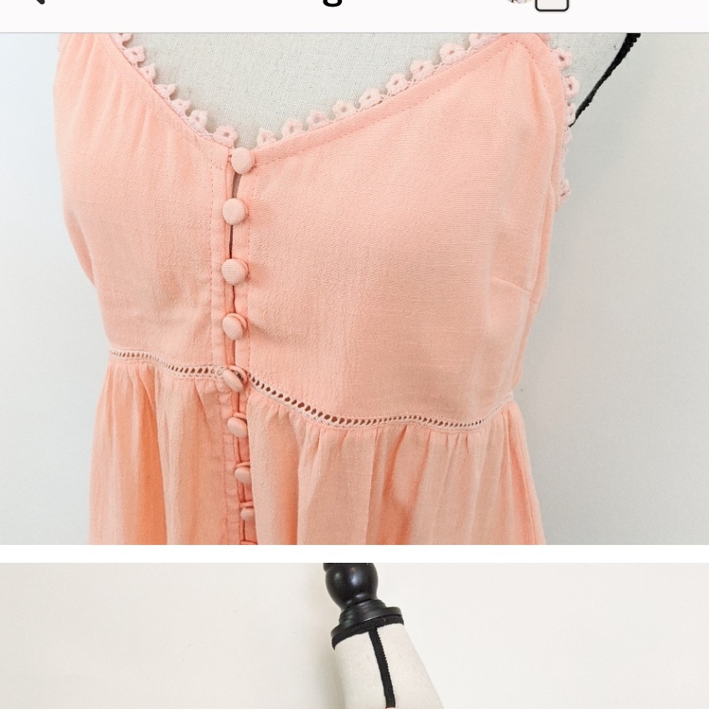 Tulle & Batiste Santorini Cami Top - Cantalope